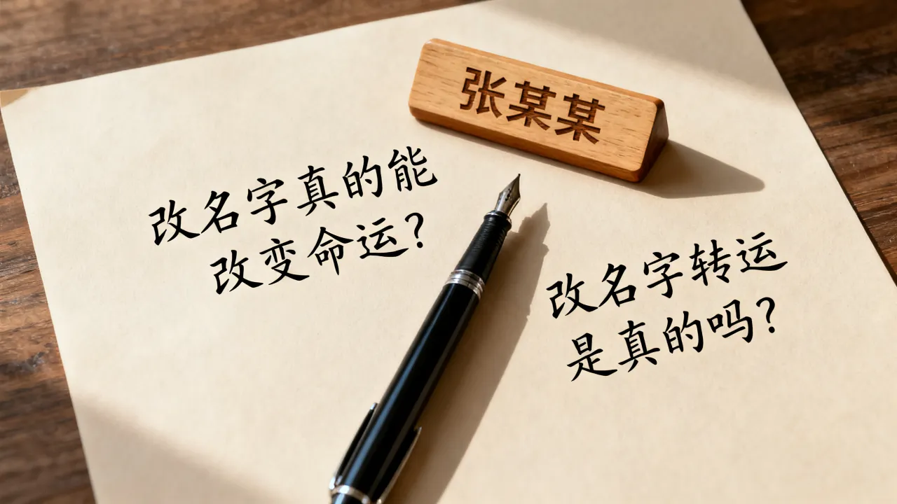 改名字真的能改变命运吗,改名字转运是真的吗 改名字真的能改变命运吗,改名字转运是真的吗