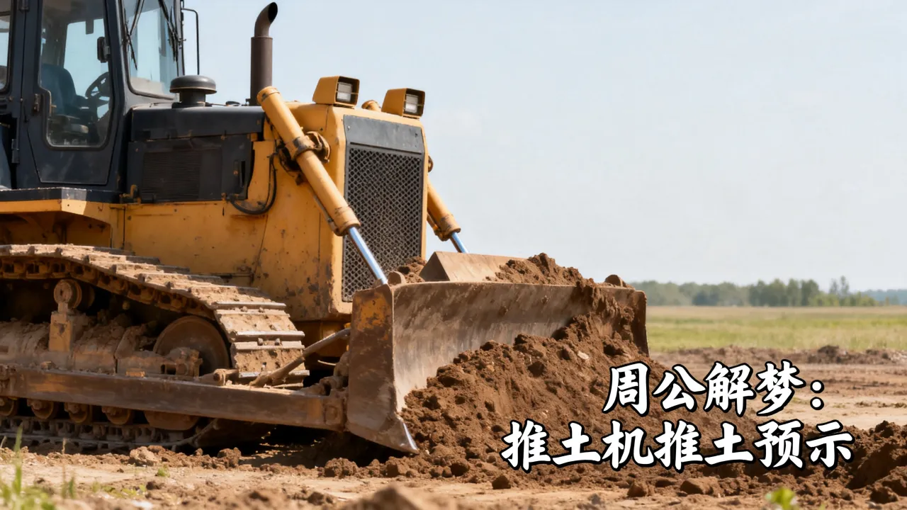 梦到了推土机推土有什么预示吗，梦见推土机推土周公解梦