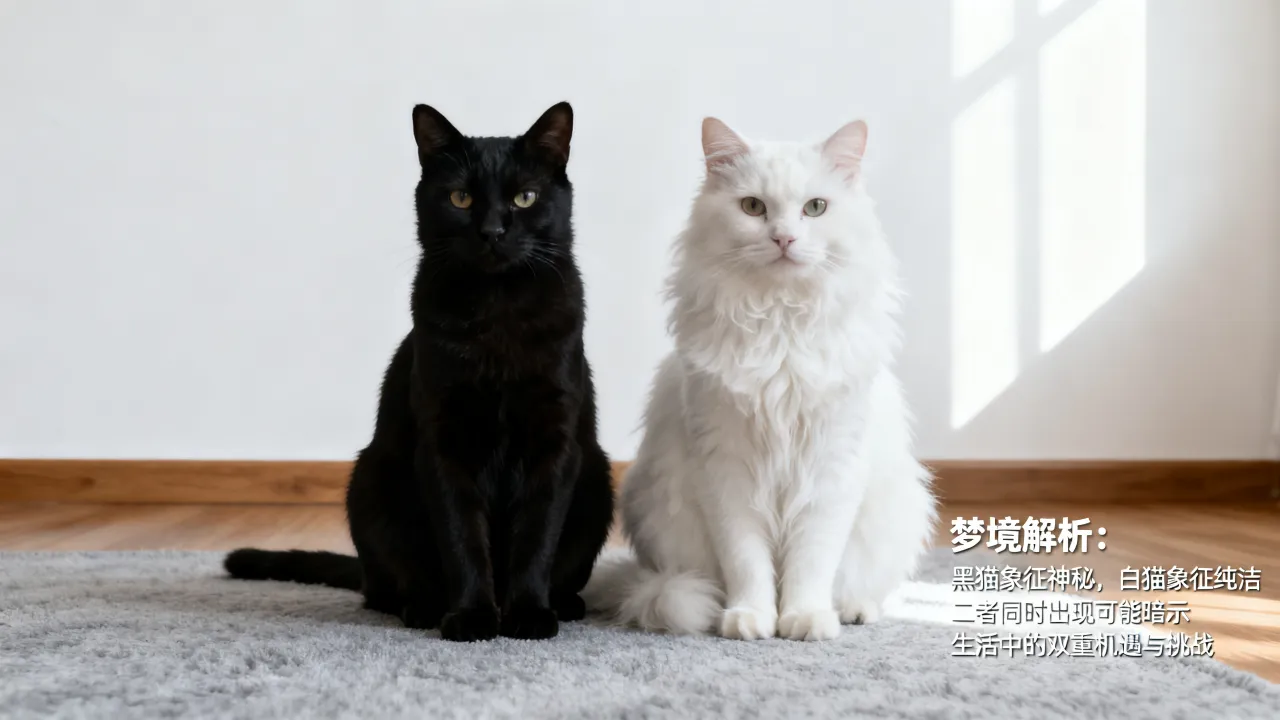 梦到黑猫和白猫是什么兆头,梦见黑猫白猫一起出现预示着什么 梦到黑猫和白猫是什么兆头,梦见黑猫白猫一起出现预示着什么