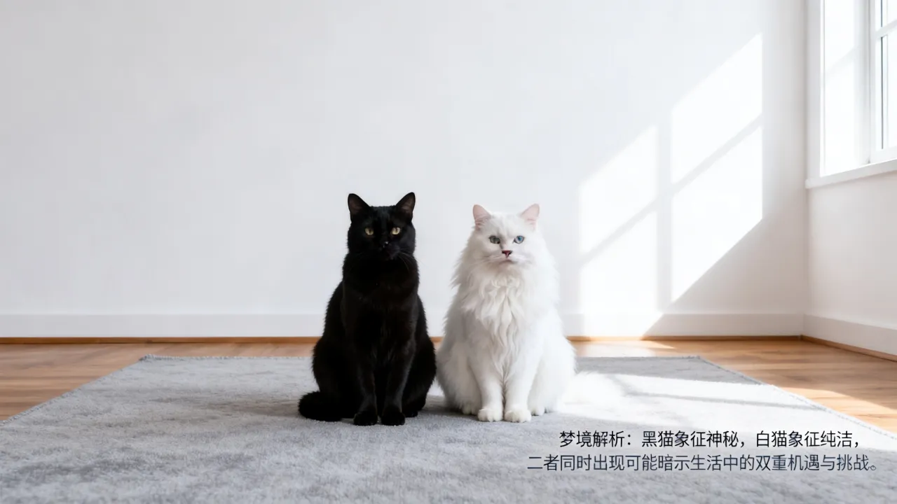 梦到黑猫和白猫是什么兆头,梦见黑猫白猫一起出现预示着什么 梦到黑猫和白猫是什么兆头,梦见黑猫白猫一起出现预示着什么