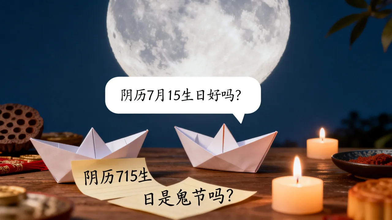阴历7月15生日好吗？，阴历715生日是鬼节吗
