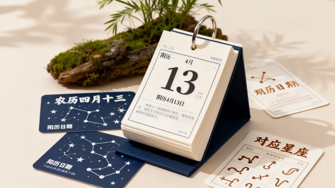 阴历4月13日是什么星座,农历四月十三对应阳历几号什么星座 阴历4月13日是什么星座,农历四月十三对应阳历几号什么星座