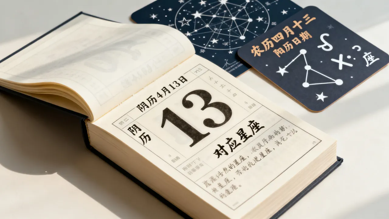 阴历4月13日是什么星座,农历四月十三对应阳历几号什么星座 阴历4月13日是什么星座,农历四月十三对应阳历几号什么星座