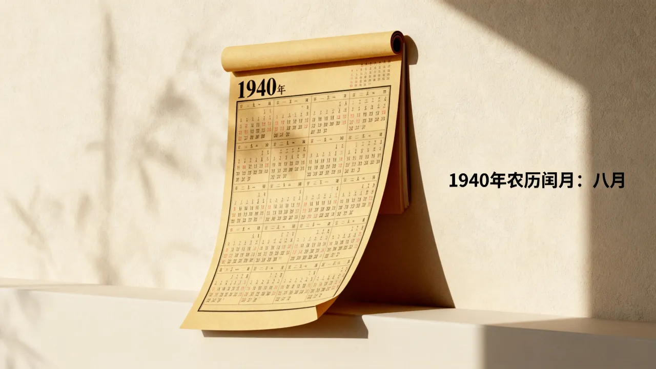 1940年阴历闰几月？1940年农历闰月是哪个月？