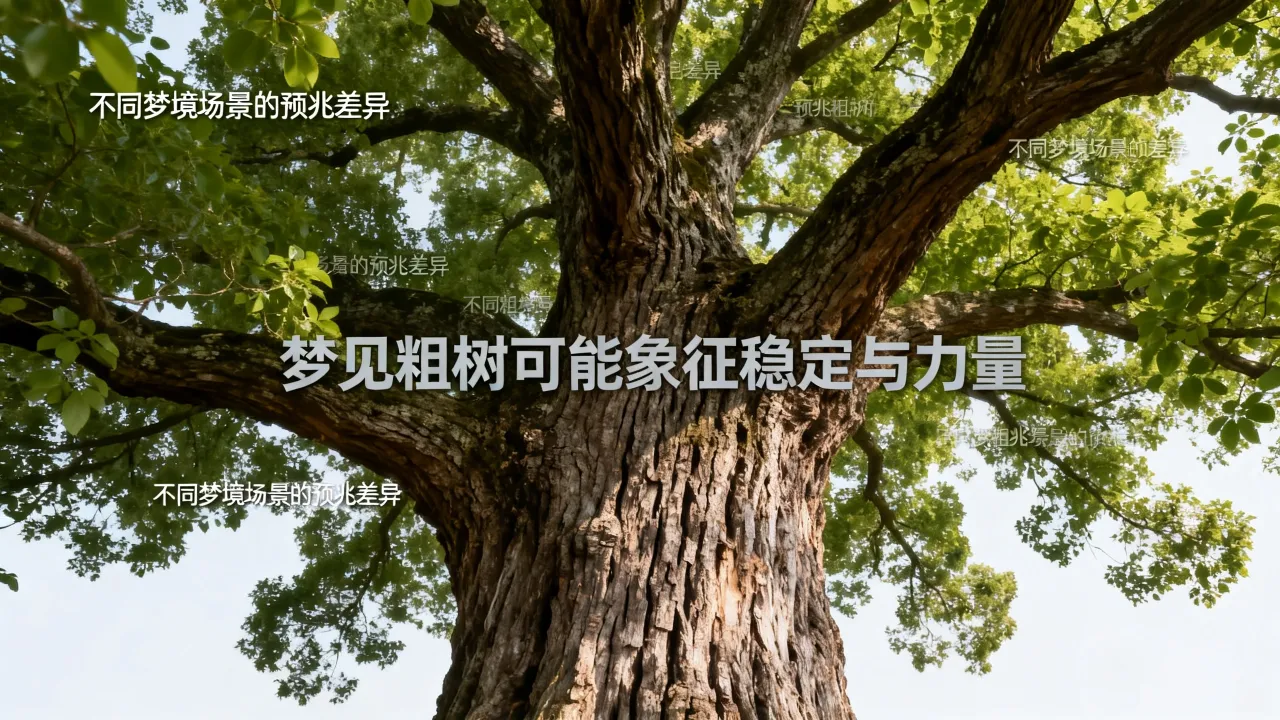梦见粗树会怎么样,梦见粗树代表了什么预兆呢? 梦见粗树会怎么样,梦见粗树代表了什么预兆呢?