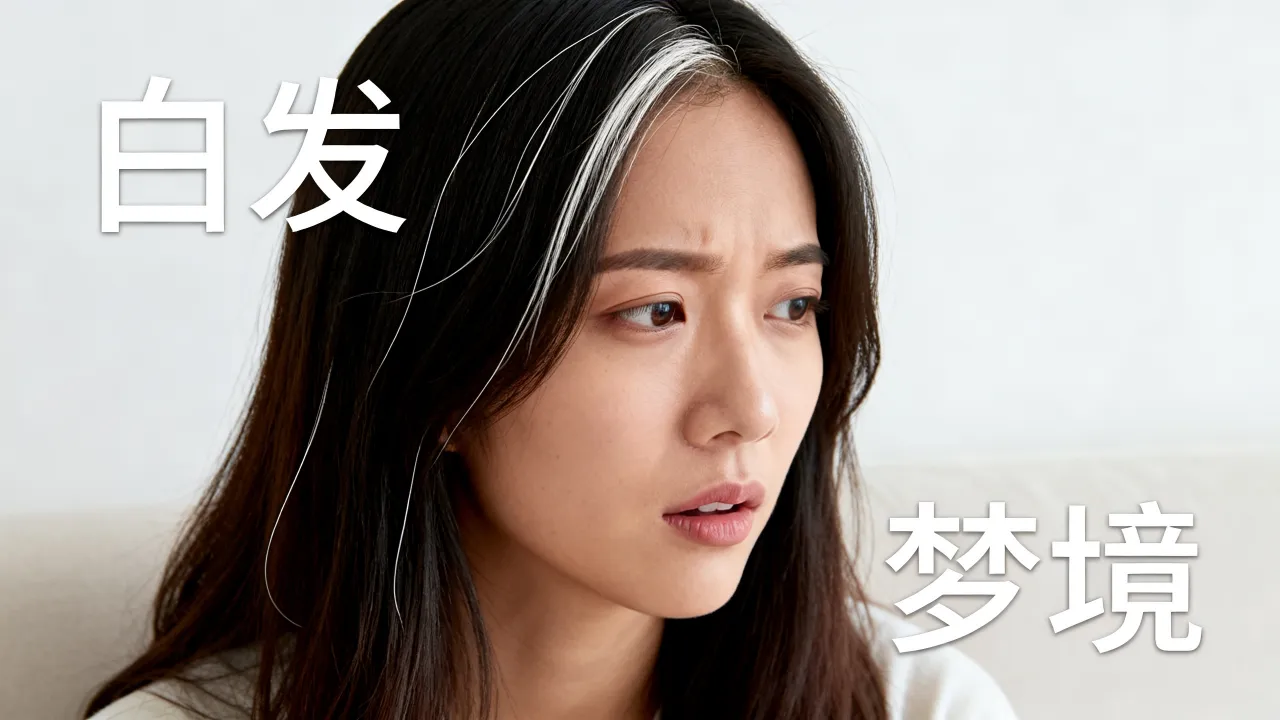 梦见自己头上长白发是什么预兆,周公解梦梦见白头发是什么征兆 梦见自己头上长白发是什么预兆,周公解梦梦见白头发是什么征兆
