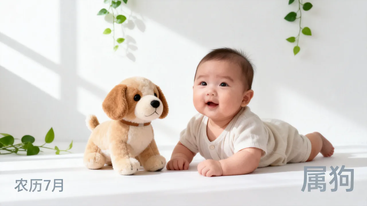 属狗农历7月出生的宝宝好吗？属狗农历7月宝宝命运如何