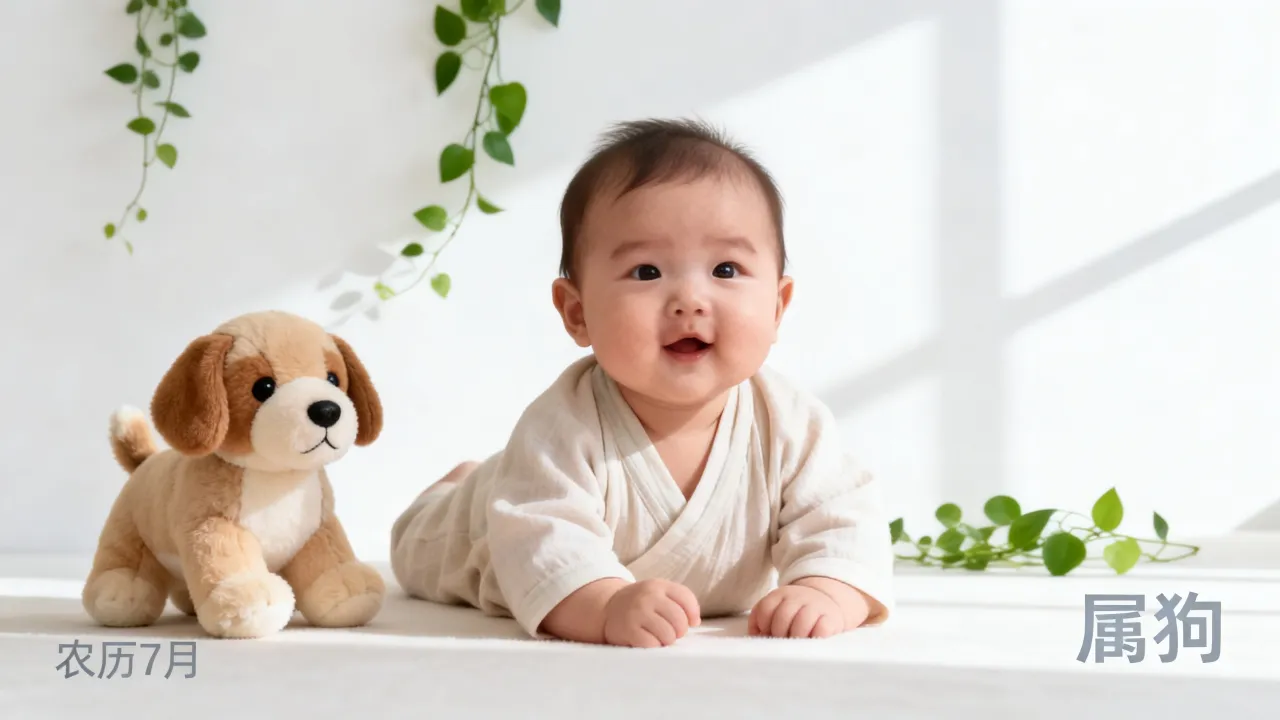 属狗农历7月出生的宝宝好吗？属狗农历7月宝宝命运如何