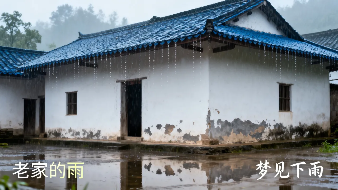 梦见老家下雨好不好，梦见下雨是什么征兆有什么预兆