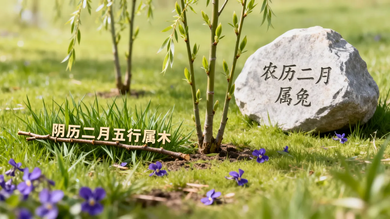 农历二月属什么生肖?阴历二月的五行属性是木吗 农历二月属什么生肖?阴历二月的五行属性是木吗