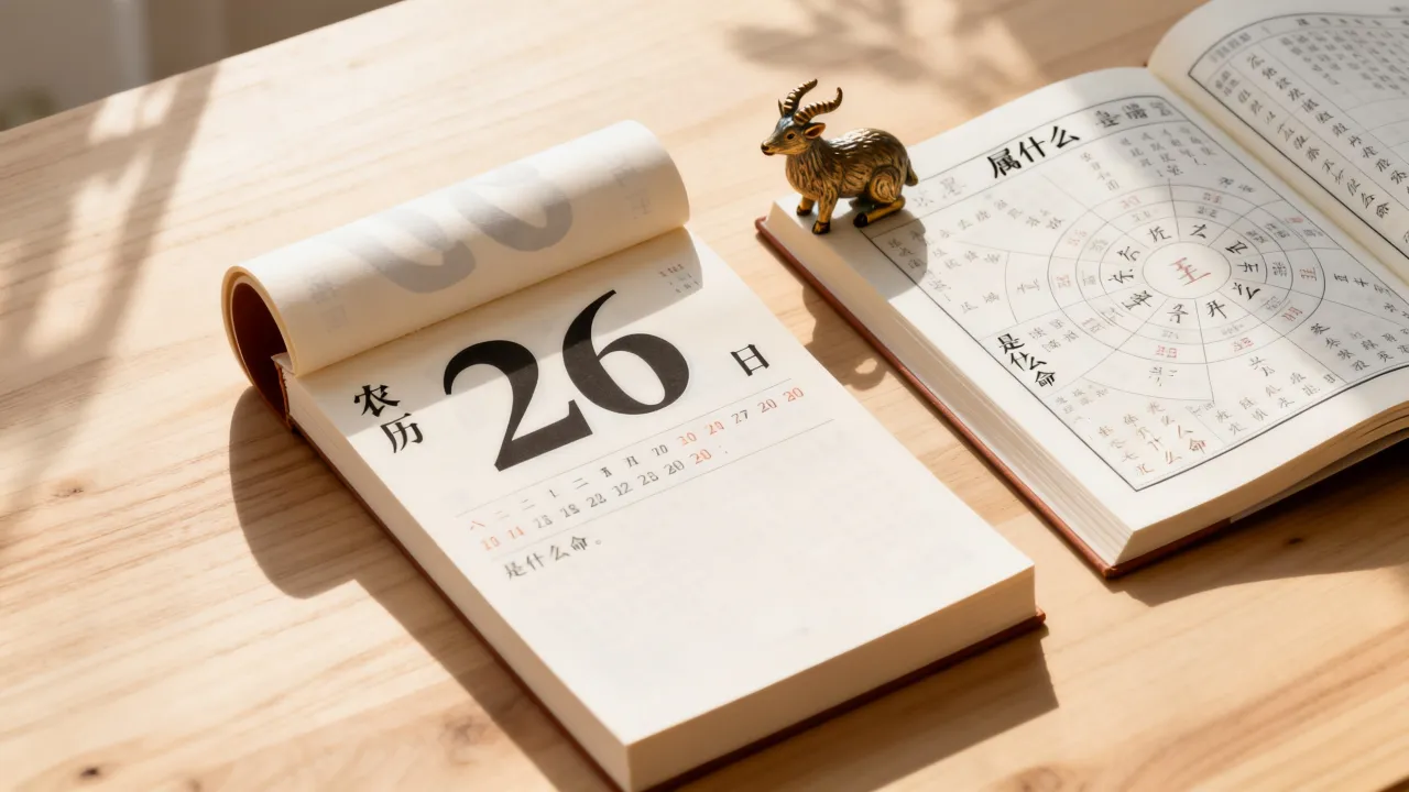 农历26日属什么?农历26日出生是什么命? 农历26日属什么?农历26日出生是什么命?