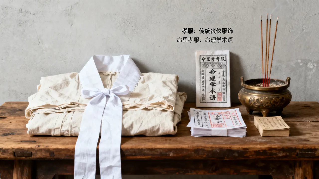 命运要有亲人孝服是什么意思，命里有孝服对亲人有什么影响