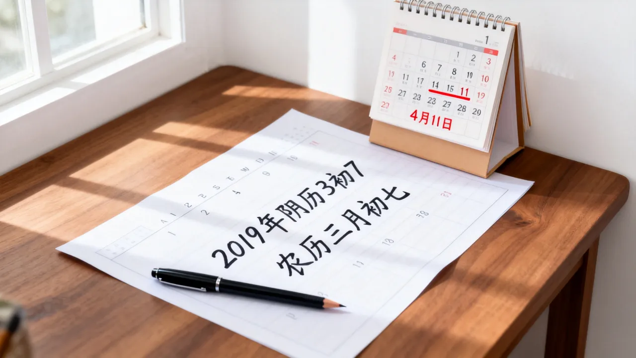 2019年阴历3初7是几月几号?2019农历三月初七对应阳历日期查询 2019年阴历3初7是几月几号?2019农历三月初七对应阳历日期查询