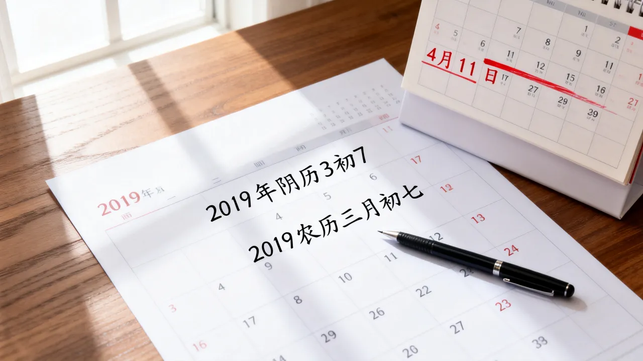 2019年阴历3初7是几月几号?2019农历三月初七对应阳历日期查询 2019年阴历3初7是几月几号?2019农历三月初七对应阳历日期查询