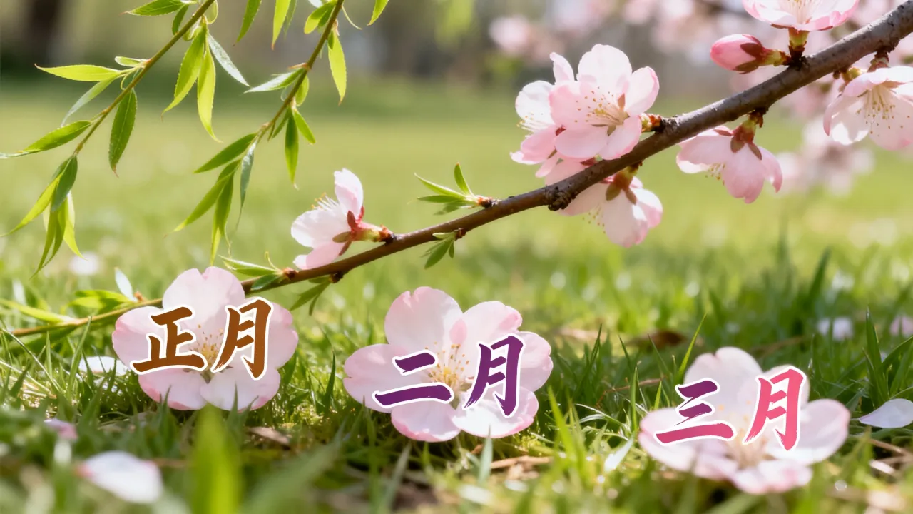 属于春天的农历月份有哪些?,春天农历几月到几月 属于春天的农历月份有哪些?,春天农历几月到几月