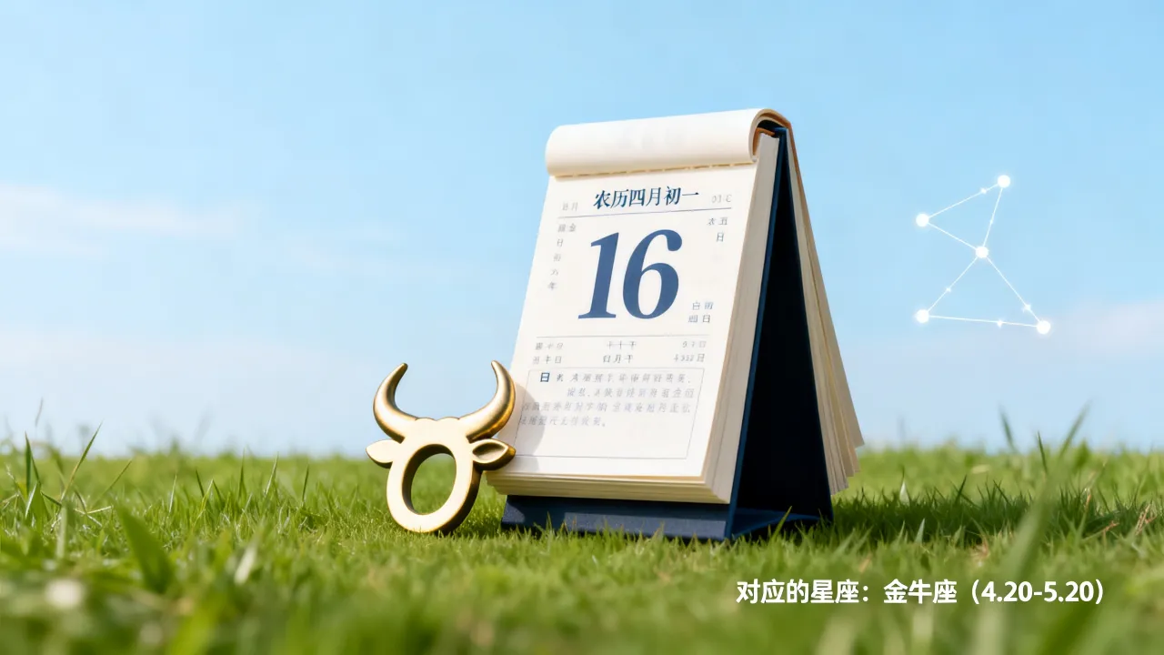 阴历4.1是什么星座，农历四月初一对应的星座是哪个？