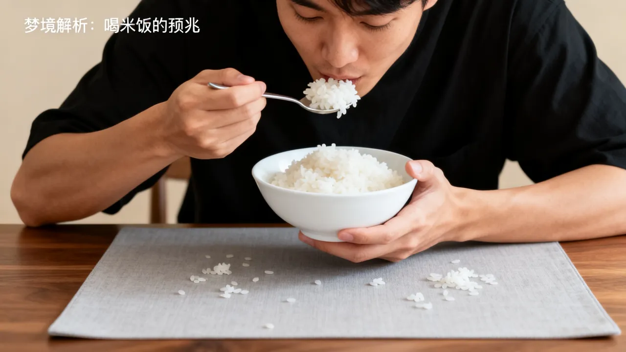梦见喝米饭是好事还是坏事，梦见喝米饭有什么预兆