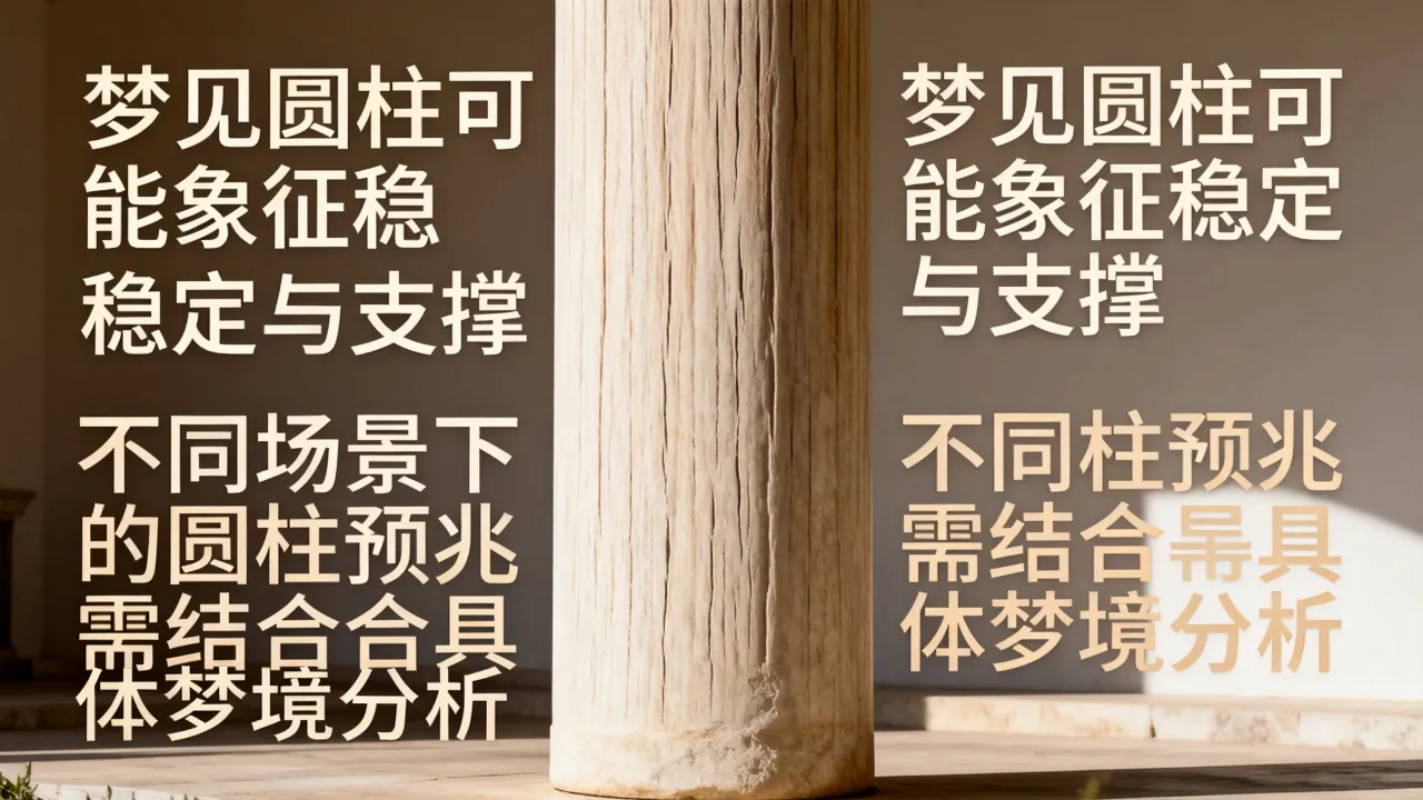 梦见圆柱是什么兆头，梦见圆柱预示什么预兆