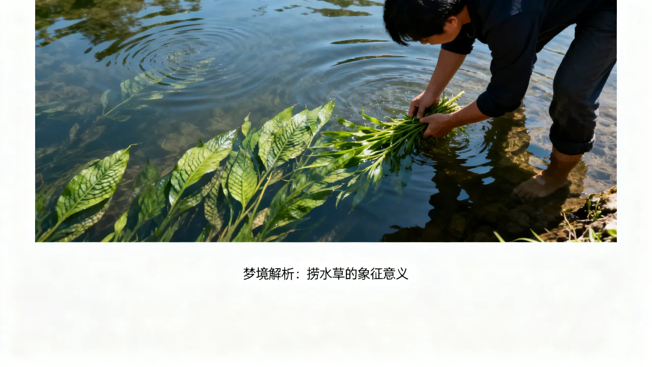 梦到捞水草是凶兆还是吉兆，梦见捞水草是什么征兆
