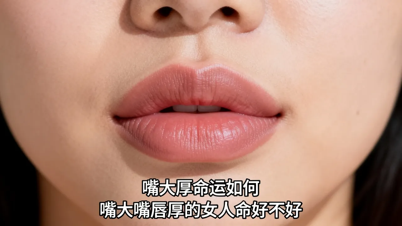 嘴大厚命运如何，嘴大嘴唇厚的女人命好不好