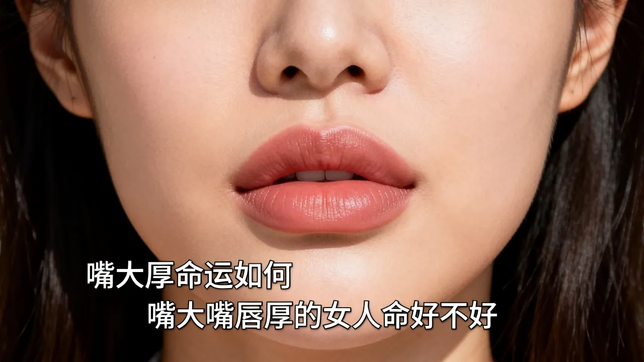 嘴大厚命运如何，嘴大嘴唇厚的女人命好不好