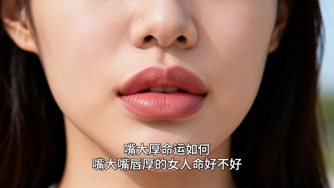 嘴大厚命运如何，嘴大嘴唇厚的女人命好不好