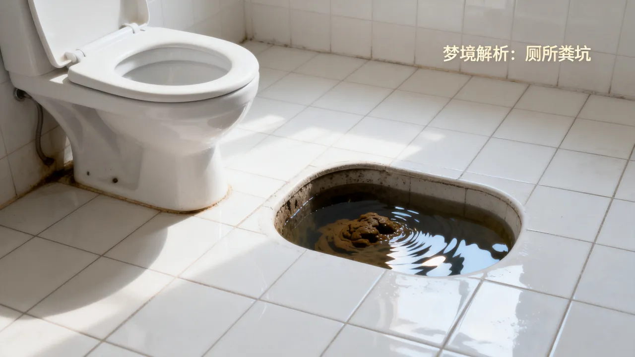 梦到了厕所粪坑有什么寓意吗，预示着什么征兆