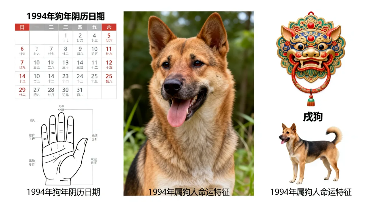 1994年狗年阴历是哪天，1994年属狗人的命运如何