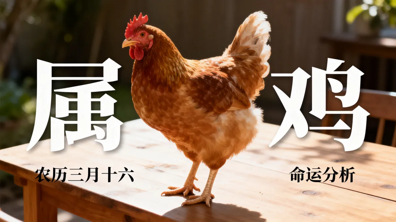 属鸡农历三月十六出生是什么命,属鸡阴历三月十六命运好不好 属鸡农历三月十六出生是什么命,属鸡阴历三月十六命运好不好