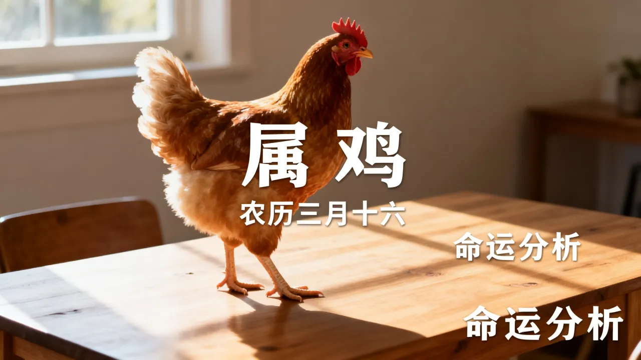 属鸡农历三月十六出生是什么命,属鸡阴历三月十六命运好不好 属鸡农历三月十六出生是什么命,属鸡阴历三月十六命运好不好