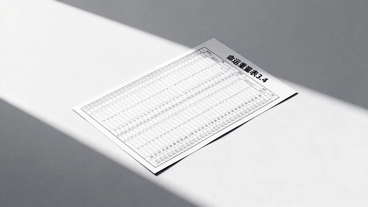 命运重量表3.4准吗,命运重量表3.4怎么看 命运重量表3.4准吗,命运重量表3.4怎么看