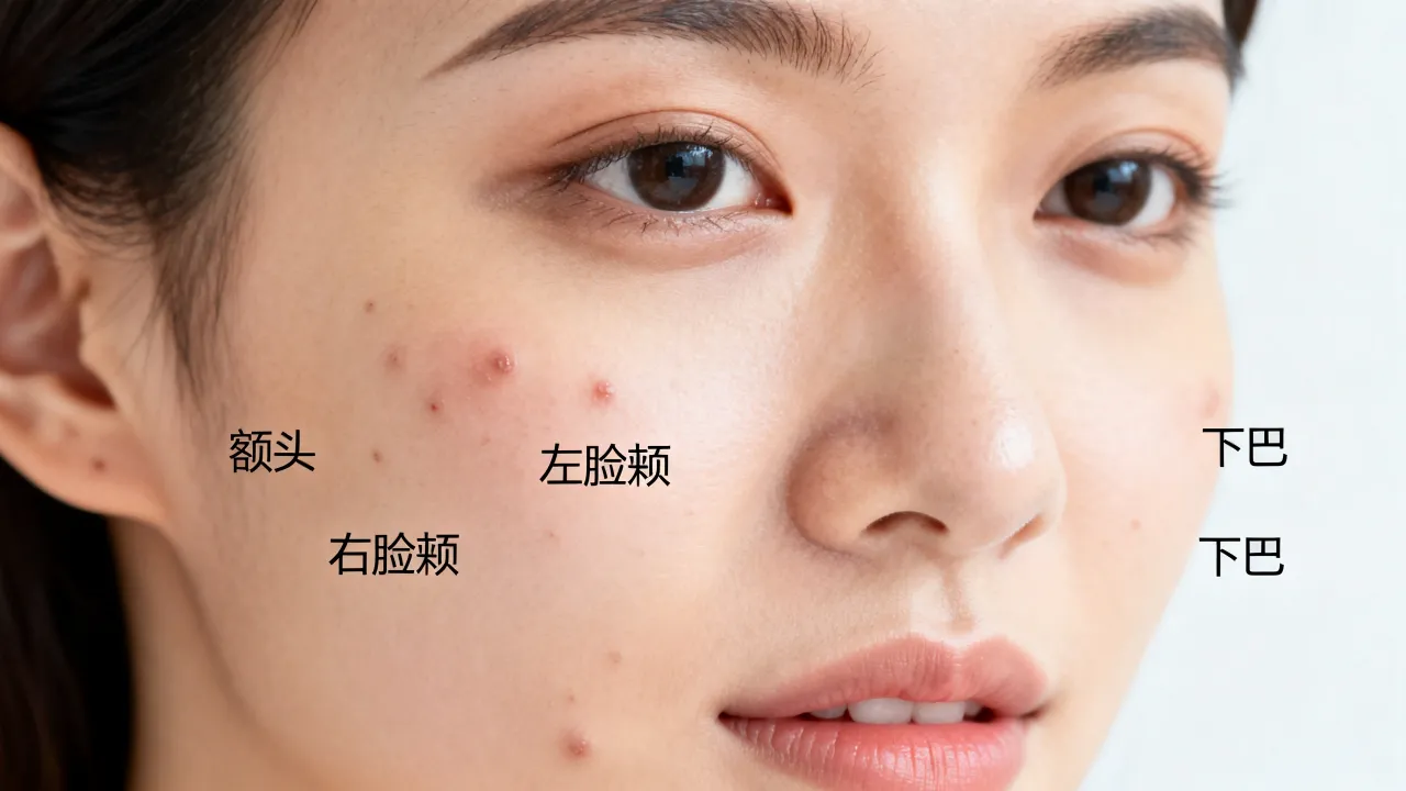 脸上长痘痘的位置与命运有什么关系?面部风水痘痘位置图解 脸上长痘痘的位置与命运有什么关系?面部风水痘痘位置图解