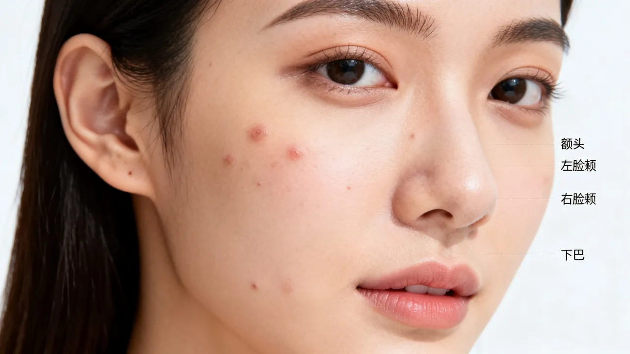 脸上长痘痘的位置与命运有什么关系?面部风水痘痘位置图解 脸上长痘痘的位置与命运有什么关系?面部风水痘痘位置图解