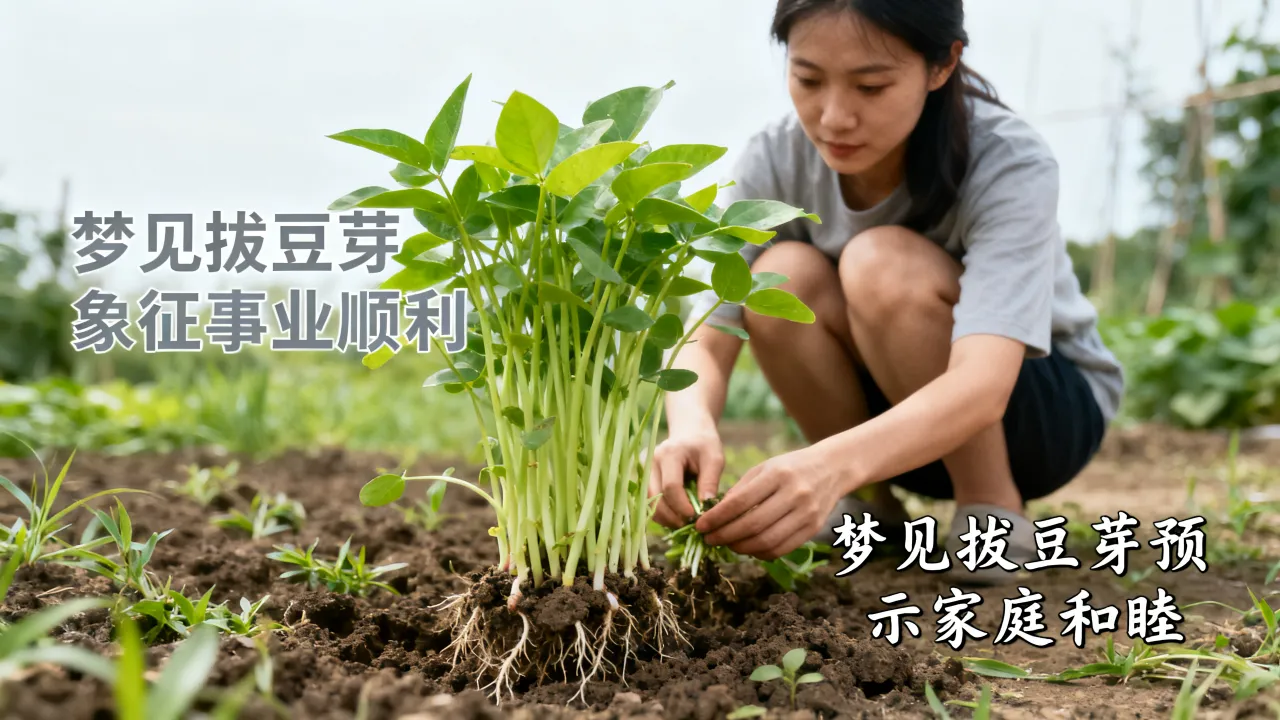 梦见拔豆芽有何寓意，梦见拔豆芽是吉是凶有什么预兆？