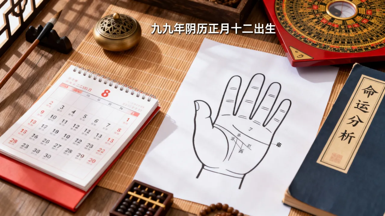 九九年阴历正月十二是什么命，九九正月十二出生的人命运如何？