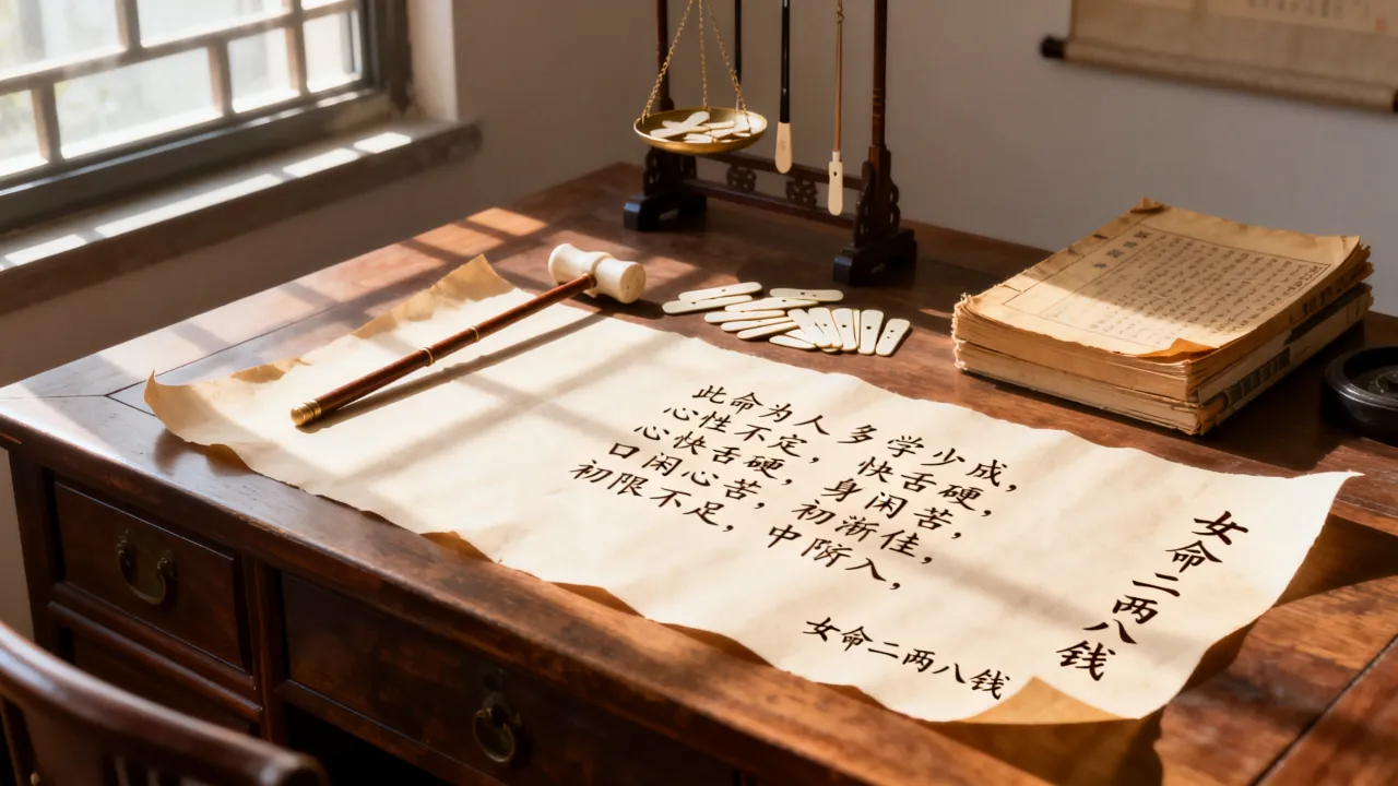 女命二两八钱是什么命，女2.8两称骨算命命运好不好