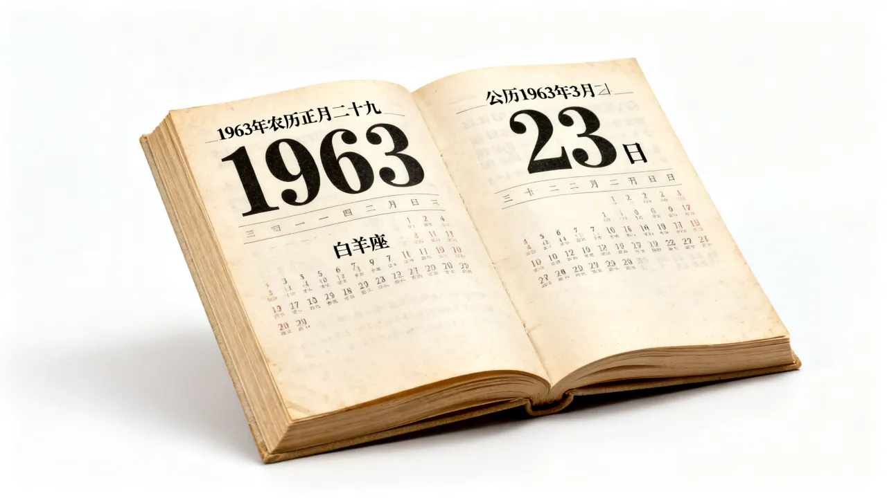 阴历63年正月29是几月几号什么星座,1963年农历正月二十九对应公历哪一天 阴历63年正月29是几月几号什么星座,1963年农历正月二十九对应公历哪一天