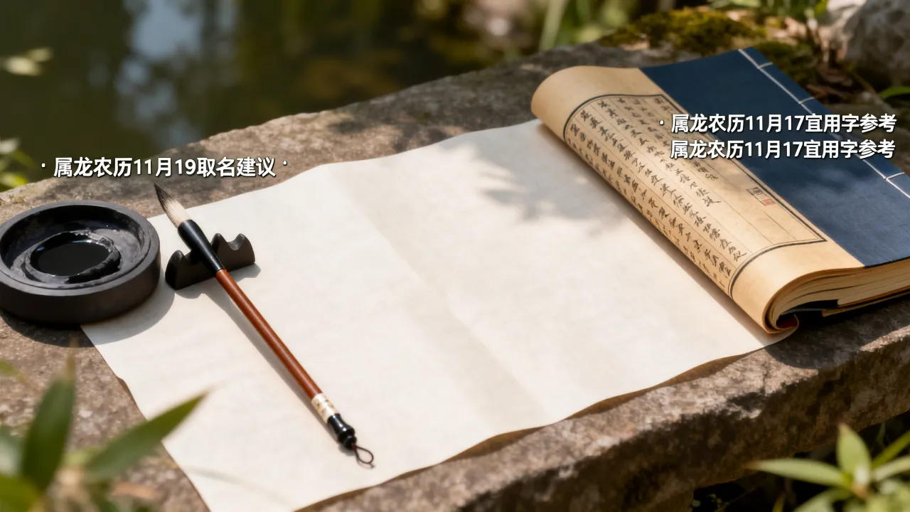 属龙农历11月19取什么名字好，属龙农历11月17取名宜什么字