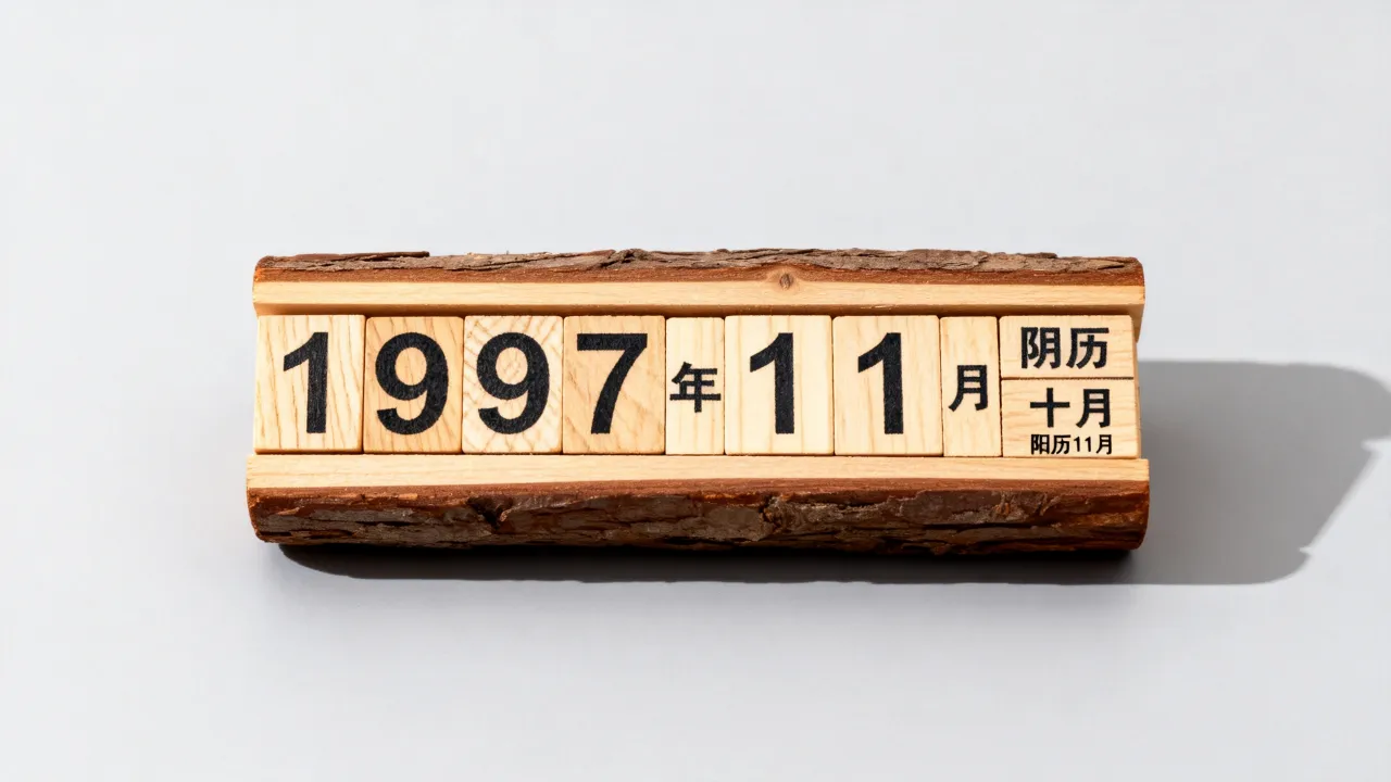 1997年11月阴历是几月几号，农历11月是阳历几号？