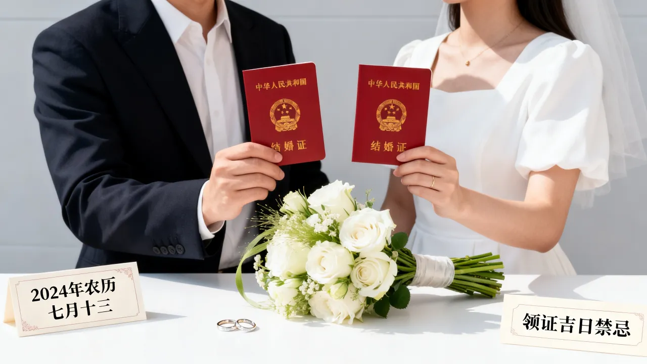 阴历七月十三领证有讲究吗，2024年农历七月十三领证吉日禁忌
