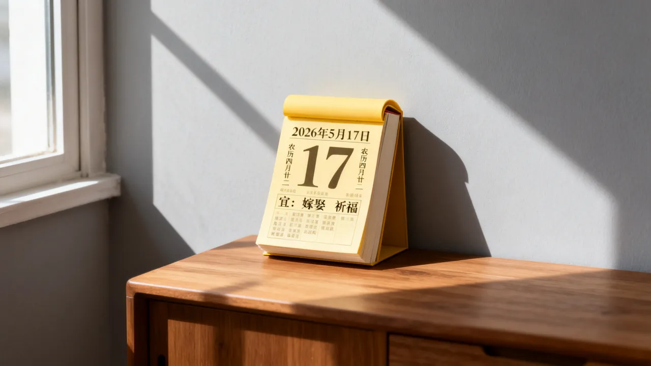 2026年5月17号阴历是几月几号?农历日期黄道吉日查询 2026年5月17号阴历是几月几号?农历日期黄道吉日查询