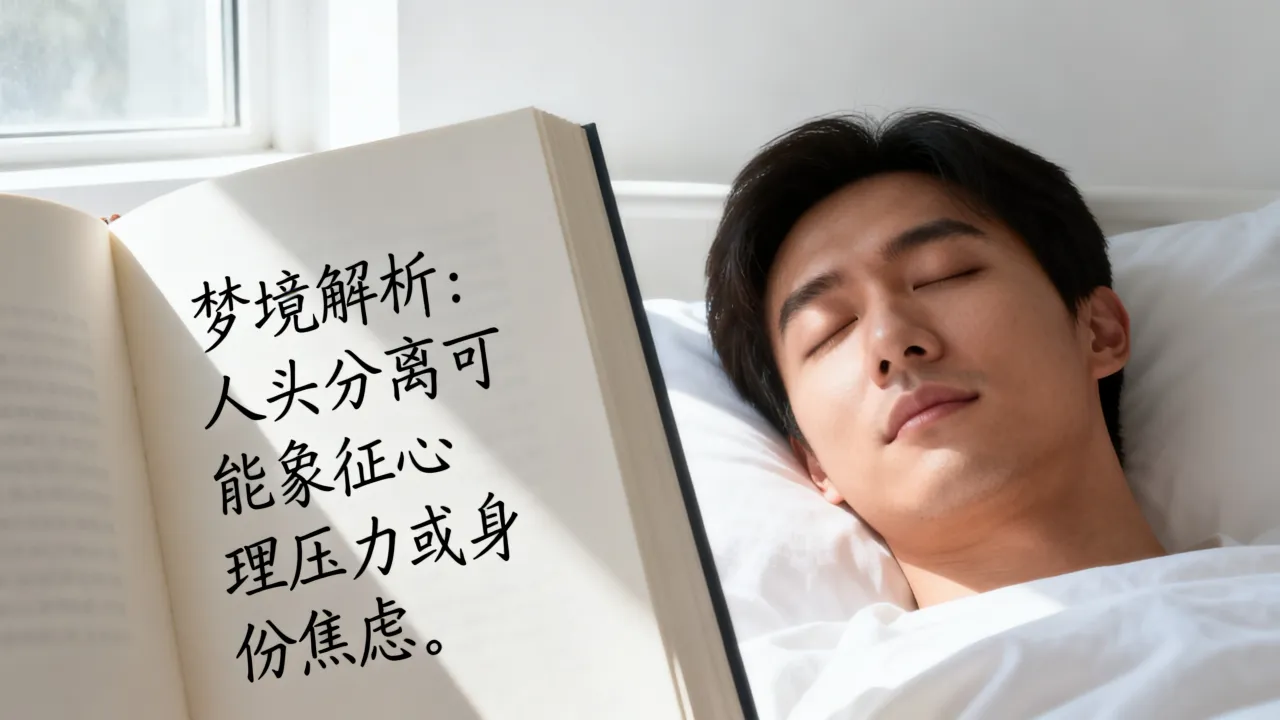 梦到了人头分离有什么征兆，做梦梦见人头分离预示什么