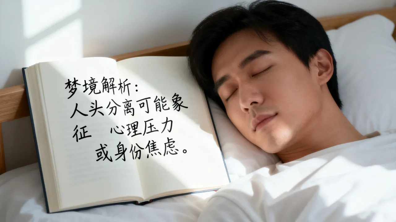 梦到了人头分离有什么征兆，做梦梦见人头分离预示什么