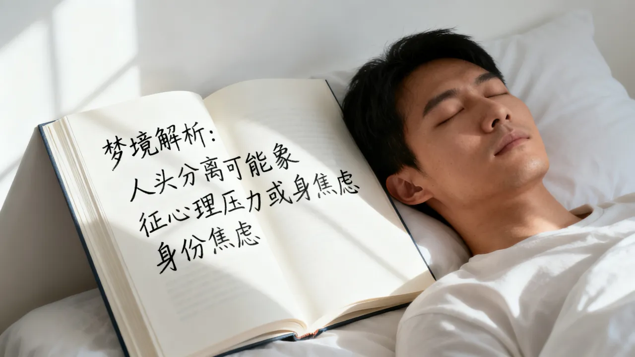 梦到了人头分离有什么征兆，做梦梦见人头分离预示什么