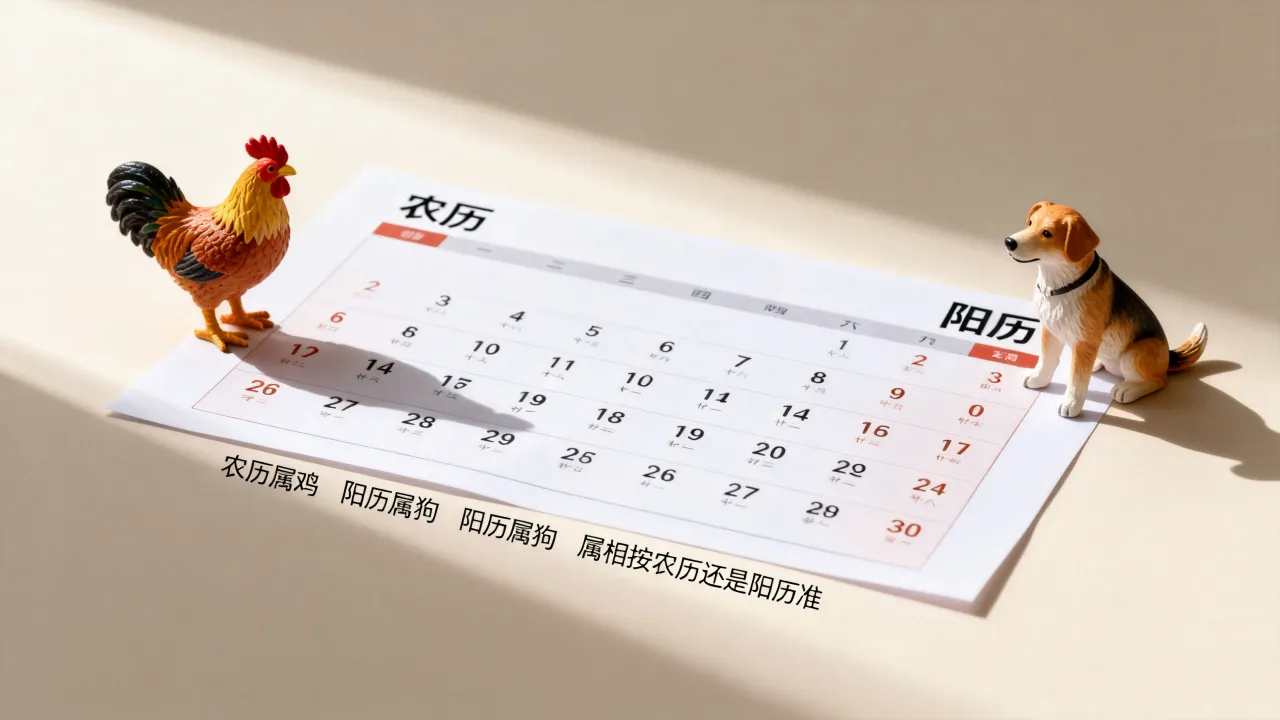 农历属鸡阳历属狗怎么算,属相按农历还是阳历准 农历属鸡阳历属狗怎么算,属相按农历还是阳历准