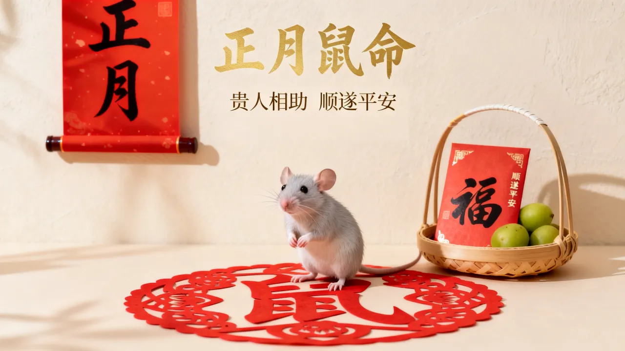 属鼠阴历正月出生什么命？农历正月属鼠的人命运如何