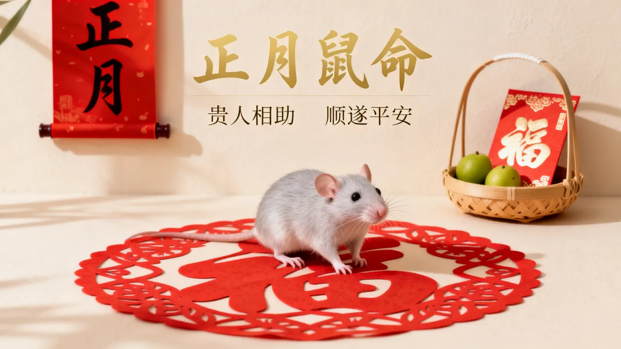 属鼠阴历正月出生什么命？农历正月属鼠的人命运如何