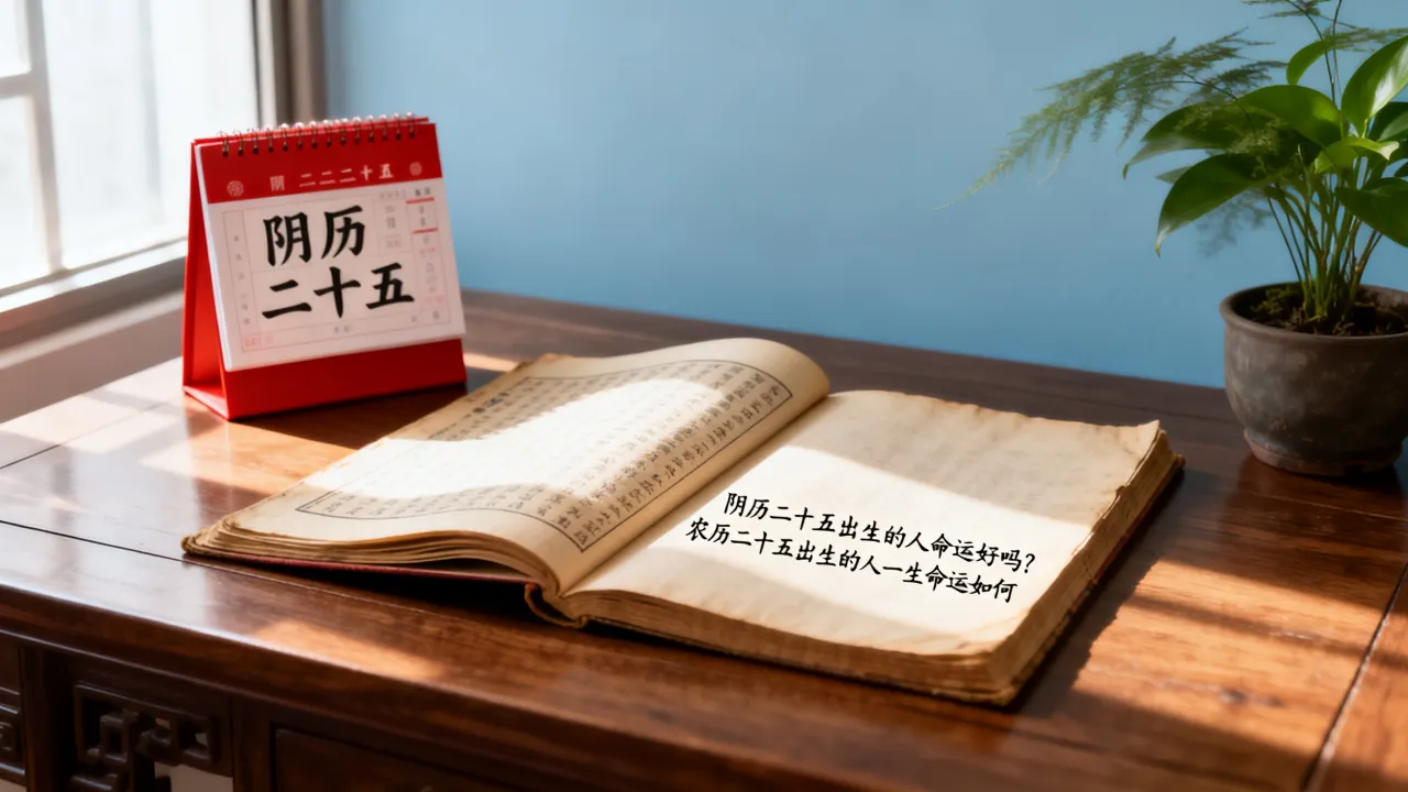 阴历二十五出生的人命运好吗？农历二十五出生的人一生命运如何