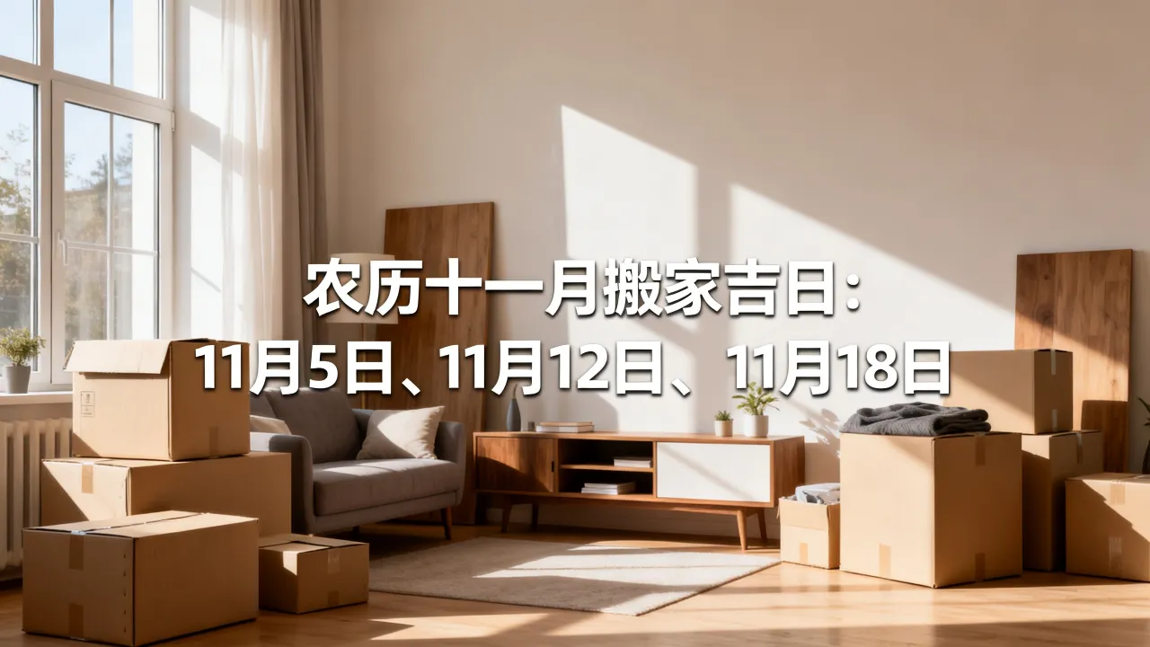 阴历11月几搬家好?农历十一月搬家黄道吉日有哪些 阴历11月几搬家好?农历十一月搬家黄道吉日有哪些