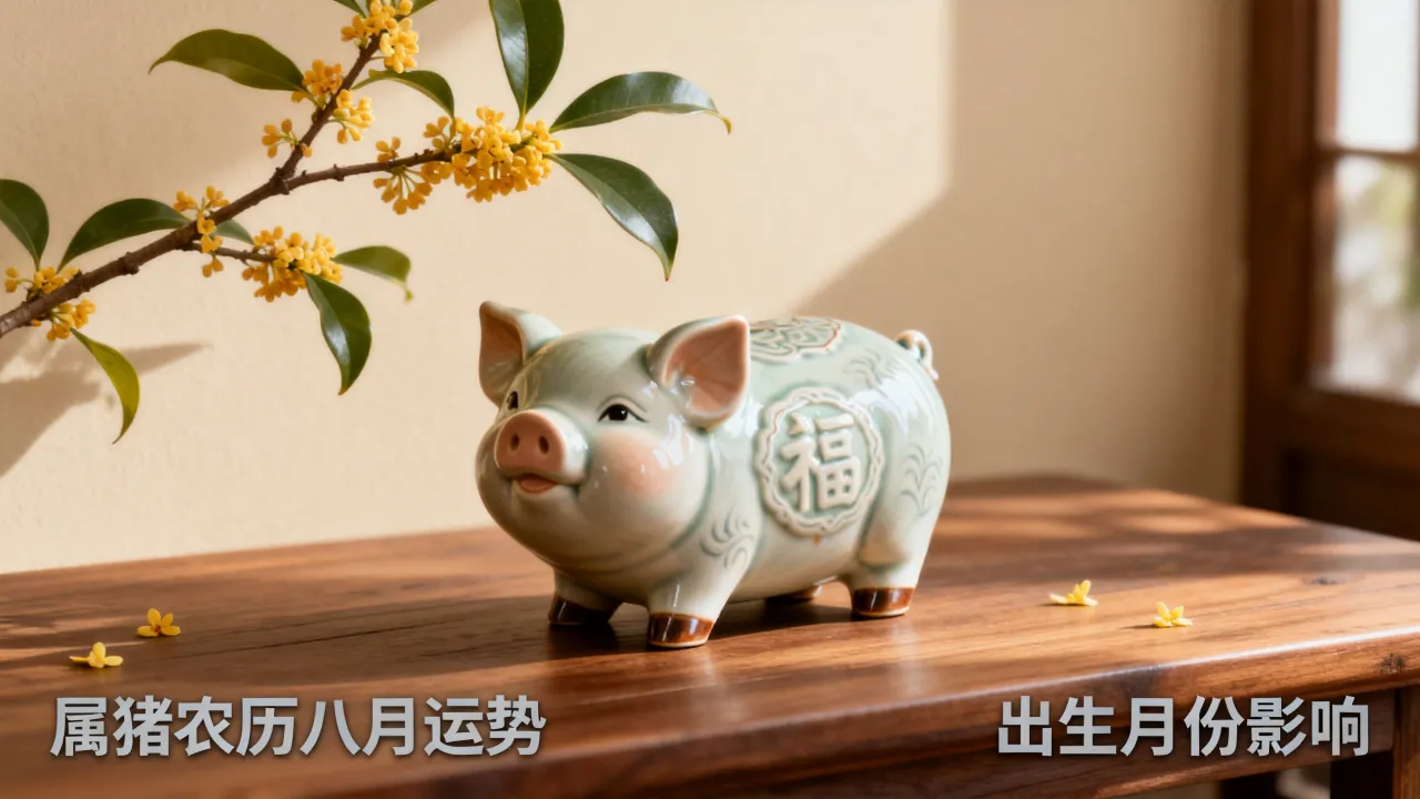 属猪农历8月什么命运，属猪人农历八月出生好吗